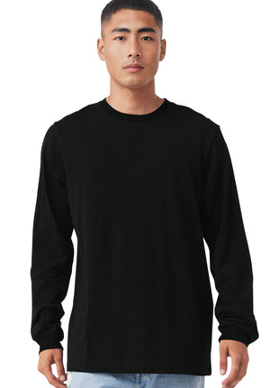 BELLA+CANVAS ® Unisex Jersey Long Sleeve Tee. BC3501 - Black | Bella + Canvas