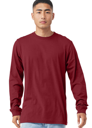 BELLA+CANVAS ® Unisex Jersey Long Sleeve Tee. BC3501 - Cardinal | Bella + Canvas