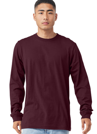 BELLA+CANVAS ® Unisex Jersey Long Sleeve Tee. BC3501 - Maroon | Bella + Canvas