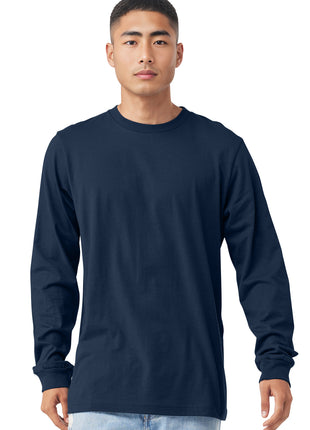 BELLA+CANVAS ® Unisex Jersey Long Sleeve Tee. BC3501 - Navy | Bella + Canvas