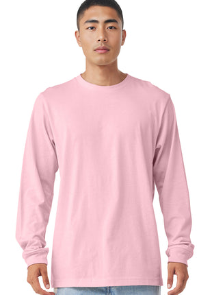 BELLA+CANVAS ® Unisex Jersey Long Sleeve Tee. BC3501 - Pink | Bella + Canvas