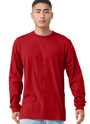 BELLA+CANVAS ® Unisex Jersey Long Sleeve Tee. BC3501 - Red | Bella + Canvas