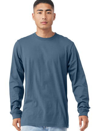 BELLA+CANVAS ® Unisex Jersey Long Sleeve Tee. BC3501 - Steel Blue | Bella + Canvas