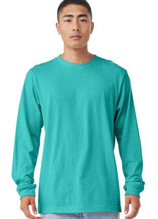 BELLA+CANVAS ® Unisex Jersey Long Sleeve Tee. BC3501 - Teal | Bella + Canvas