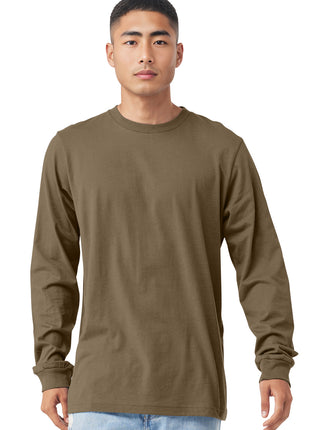 BELLA+CANVAS ® Unisex Jersey Long Sleeve Tee. BC3501 - Vintage Brown | Bella + Canvas