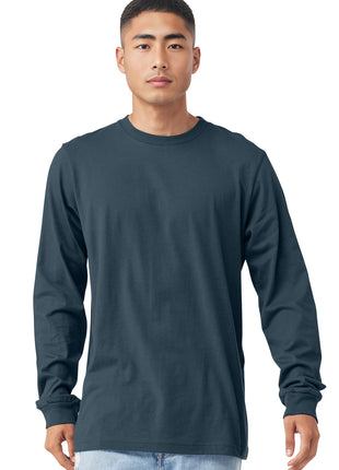 BELLA+CANVAS ® Unisex Jersey Long Sleeve Tee. BC3501 - Vintage Navy | Bella + Canvas