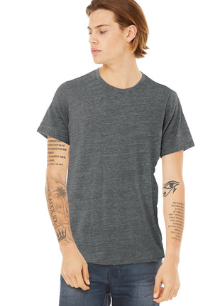 BELLA+CANVAS ® Unisex Poly-Cotton Short Sleeve Tee. BC3650 - Asphalt Slub | Bella + Canvas