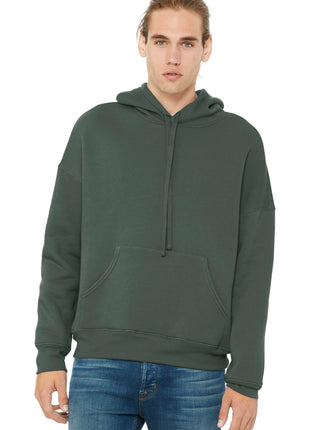 BELLA+CANVAS ® Unisex Sponge Fleece Pullover DTM Hoodie. BC3729 - Military Green | Bella + Canvas