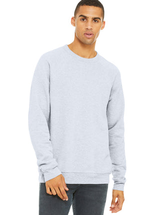 BELLA+CANVAS ® Unisex Sponge Fleece Raglan Sweatshirt. BC3901 - Ash | Bella + Canvas