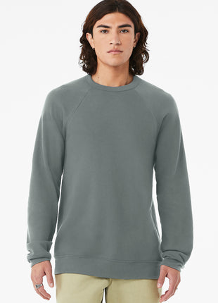 BELLA+CANVAS ® Unisex Sponge Fleece Raglan Sweatshirt. BC3901 - Blue Storm | Bella + Canvas