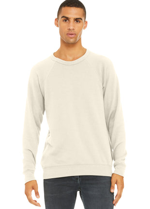 BELLA+CANVAS ® Unisex Sponge Fleece Raglan Sweatshirt. BC3901 - Natural | Bella + Canvas