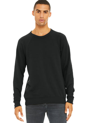BELLA+CANVAS ® Unisex Sponge Fleece Raglan Sweatshirt. BC3901 - Vintage Black | Bella + Canvas