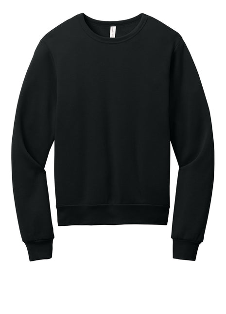BELLA+CANVAS® Unisex Sponge Fleece Classic Crewneck Sweatshirt BC3911 - Black | Bella + Canvas