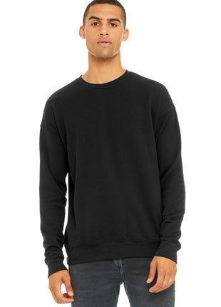 BELLA+CANVAS ® Unisex Sponge Fleece Drop Shoulder Sweatshirt. BC3945 - Black | Bella + Canvas