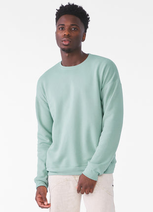 BELLA+CANVAS ® Unisex Sponge Fleece Drop Shoulder Sweatshirt. BC3945 - Dusty Blue | Bella + Canvas