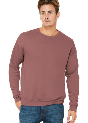 BELLA+CANVAS ® Unisex Sponge Fleece Drop Shoulder Sweatshirt. BC3945 - Mauve | Bella + Canvas