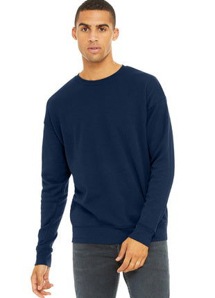 BELLA+CANVAS ® Unisex Sponge Fleece Drop Shoulder Sweatshirt. BC3945 - Navy | Bella + Canvas
