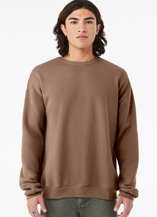 BELLA+CANVAS ® Unisex Sponge Fleece Drop Shoulder Sweatshirt. BC3945 - Vintage Brown | Bella + Canvas