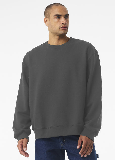 BELLA+CANVAS® Unisex 10-Ounce Heavyweight Crewneck Sweatshirt BC4711 - Asphalt | Bella + Canvas