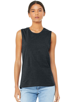 BELLA+CANVAS ® Women's Jersey Muscle Tank. BC6003 - Dark Grey Heather | Bella + Canvas