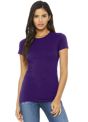 BELLA+CANVAS ® Women's Slim Fit Tee. BC6004 - Team Purple | Bella + Canvas