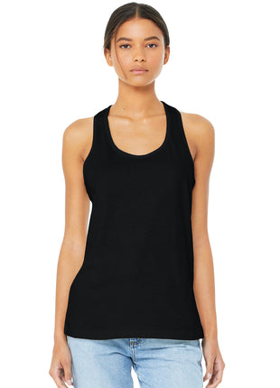 BELLA+CANVAS ® Women's Jersey Racerback Tank. BC6008 - Black | Bella + Canvas