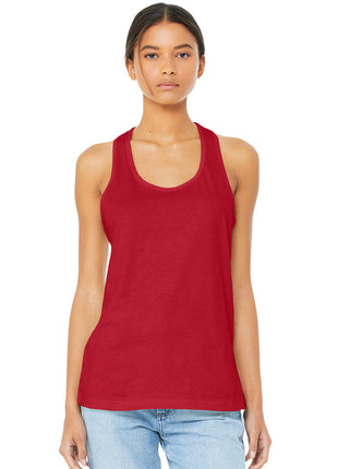 BELLA+CANVAS ® Women's Jersey Racerback Tank. BC6008 - Red | Bella + Canvas