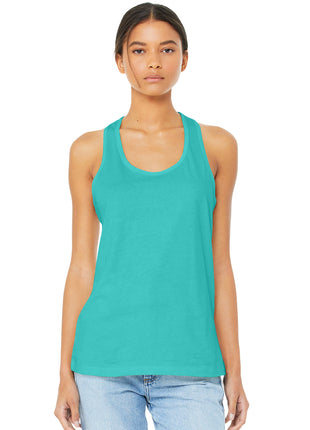 BELLA+CANVAS ® Women's Jersey Racerback Tank. BC6008 - Teal | Bella + Canvas