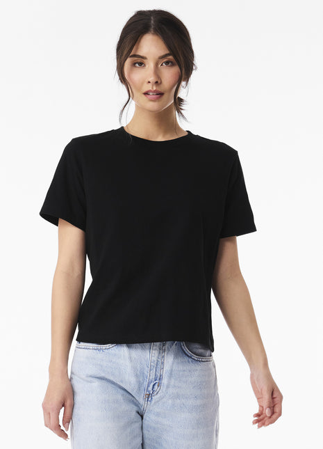 BELLA+CANVAS® Women's 6-Ounce Heavyweight Tee BC6110 - Black | Bella + Canvas