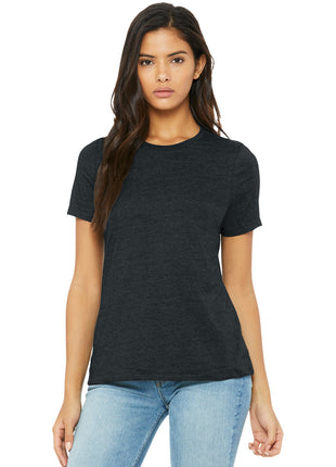 BELLA+CANVAS® Women's Relaxed CVC Tee BC6400CVC - Dark Grey Heather | Bella + Canvas