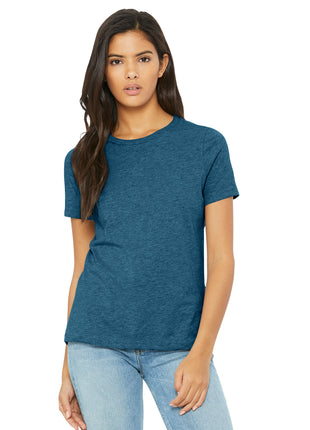 BELLA+CANVAS® Women's Relaxed CVC Tee BC6400CVC - Heather Deep Teal | Bella + Canvas