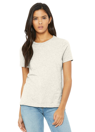 BELLA+CANVAS® Women's Relaxed CVC Tee BC6400CVC - Heather Natural | Bella + Canvas