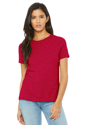 BELLA+CANVAS® Women's Relaxed CVC Tee BC6400CVC - Heather Red | Bella + Canvas