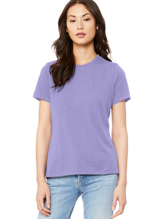 BELLA+CANVAS ® Women's Relaxed Jersey Short Sleeve Tee. BC6400 - Dark Lavender | Bella + Canvas