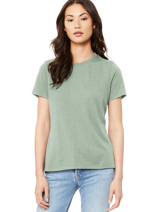 BELLA+CANVAS ® Women's Relaxed Jersey Short Sleeve Tee. BC6400 - Dusty Blue | Bella + Canvas