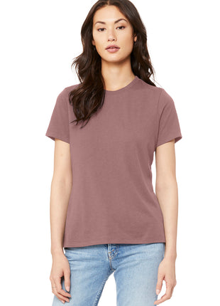 BELLA+CANVAS ® Women's Relaxed Jersey Short Sleeve Tee. BC6400 - Mauve | Bella + Canvas