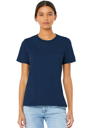 BELLA+CANVAS ® Women's Relaxed Jersey Short Sleeve Tee. BC6400 - Navy | Bella + Canvas
