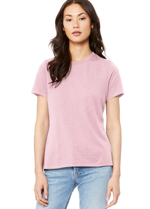BELLA+CANVAS ® Women's Relaxed Jersey Short Sleeve Tee. BC6400 - Pink | Bella + Canvas