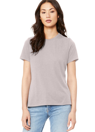 BELLA+CANVAS ® Women's Relaxed Jersey Short Sleeve Tee. BC6400 - Pink Gravel | Bella + Canvas