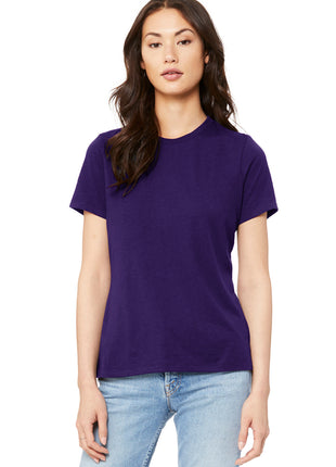 BELLA+CANVAS ® Women's Relaxed Jersey Short Sleeve Tee. BC6400 - Team Purple | Bella + Canvas