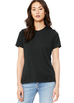BELLA+CANVAS ® Women's Relaxed Jersey Short Sleeve Tee. BC6400 - Vintage Black | Bella + Canvas