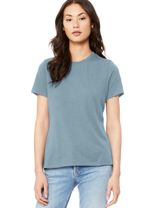 BELLA+CANVAS ® Women's Relaxed Jersey Short Sleeve Tee. BC6400 - Vintage Denim | Bella + Canvas