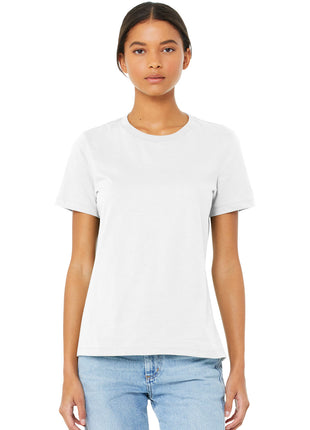BELLA+CANVAS ® Women's Relaxed Jersey Short Sleeve Tee. BC6400 - White | Bella + Canvas