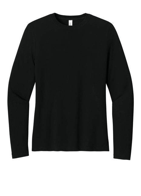 BELLA+CANVAS® Women's Jersey Long Sleeve Tee BC6500 - Black | Bella + Canvas