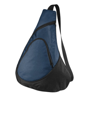 Port Authority® - Honeycomb Sling Pack. BG1010 - Navy | Port Authority