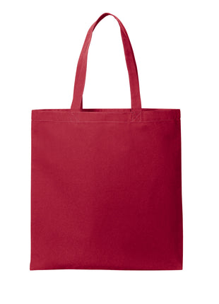 Port Authority® Core Cotton Tote BG1500 - Deep Red | Port Authority