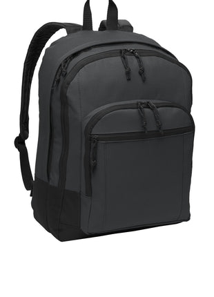 Port Authority® Basic Backpack. BG204 - Dark Charcoal | Port Authority