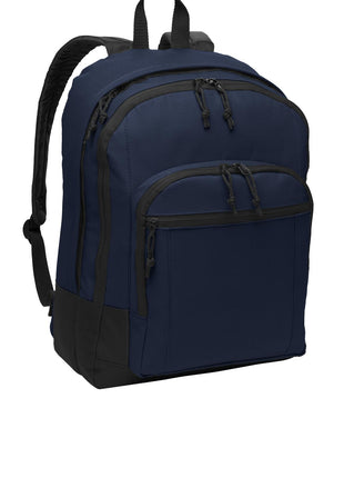 Port Authority® Basic Backpack. BG204 - Navy | Port Authority