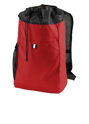 Port Authority ® Hybrid Backpack. BG211 - Chili Red/ Black | Port Authority