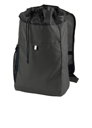 Port Authority ® Hybrid Backpack. BG211 - Dark Charcoal/ Black | Port Authority